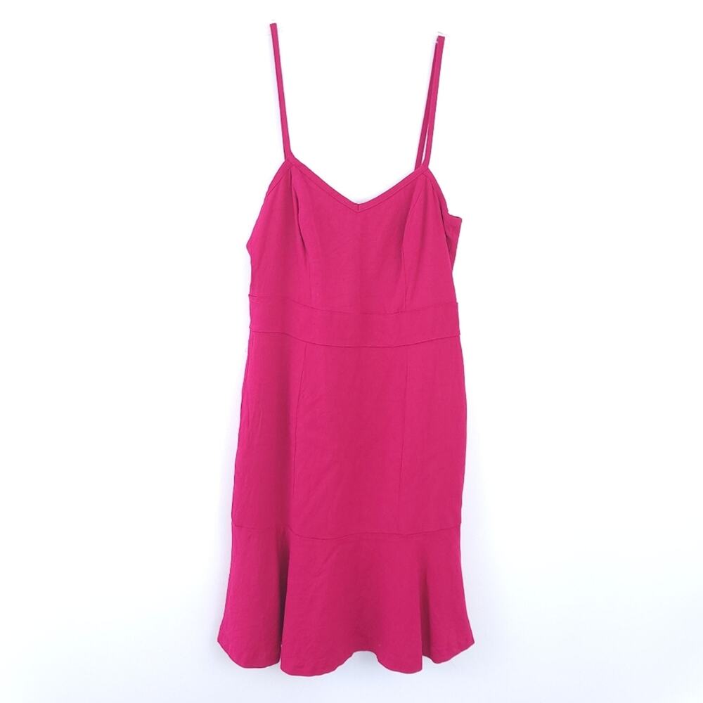 Banana Republic Sleeveless Dress Pink Size 4 Summer Sheath Fit & Flare Casual